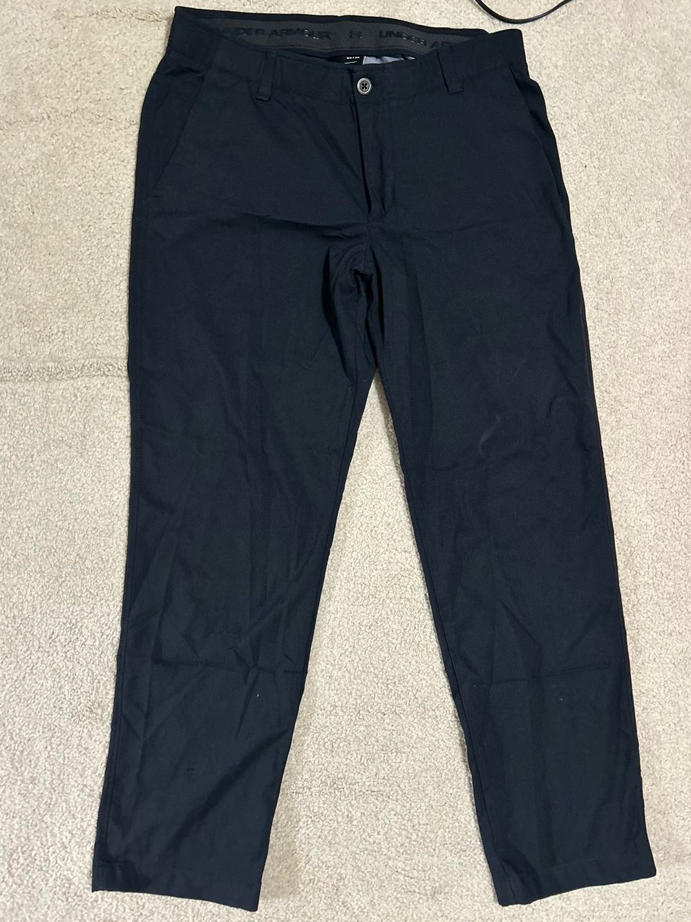 Under Armour Men’s Black Chino-Style Performance Pants